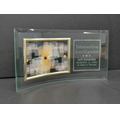 Glass Curved Picture Frame (7.5"x13")